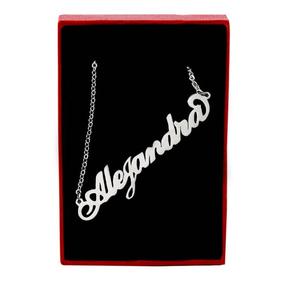 Alejandra name necklace sale