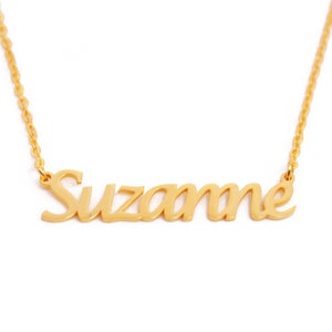 "Veronica" Name Necklace Stainless Steel/ 18ct Gold PlatedChristmas Valentine "Veronica" Name Necklace Stainless Steel/ 18ct Gold PlatedChristmas Valentine