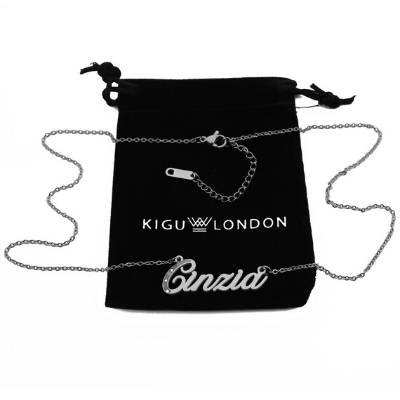 Cinzia name best sale necklace