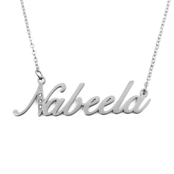 Free name necklace sale