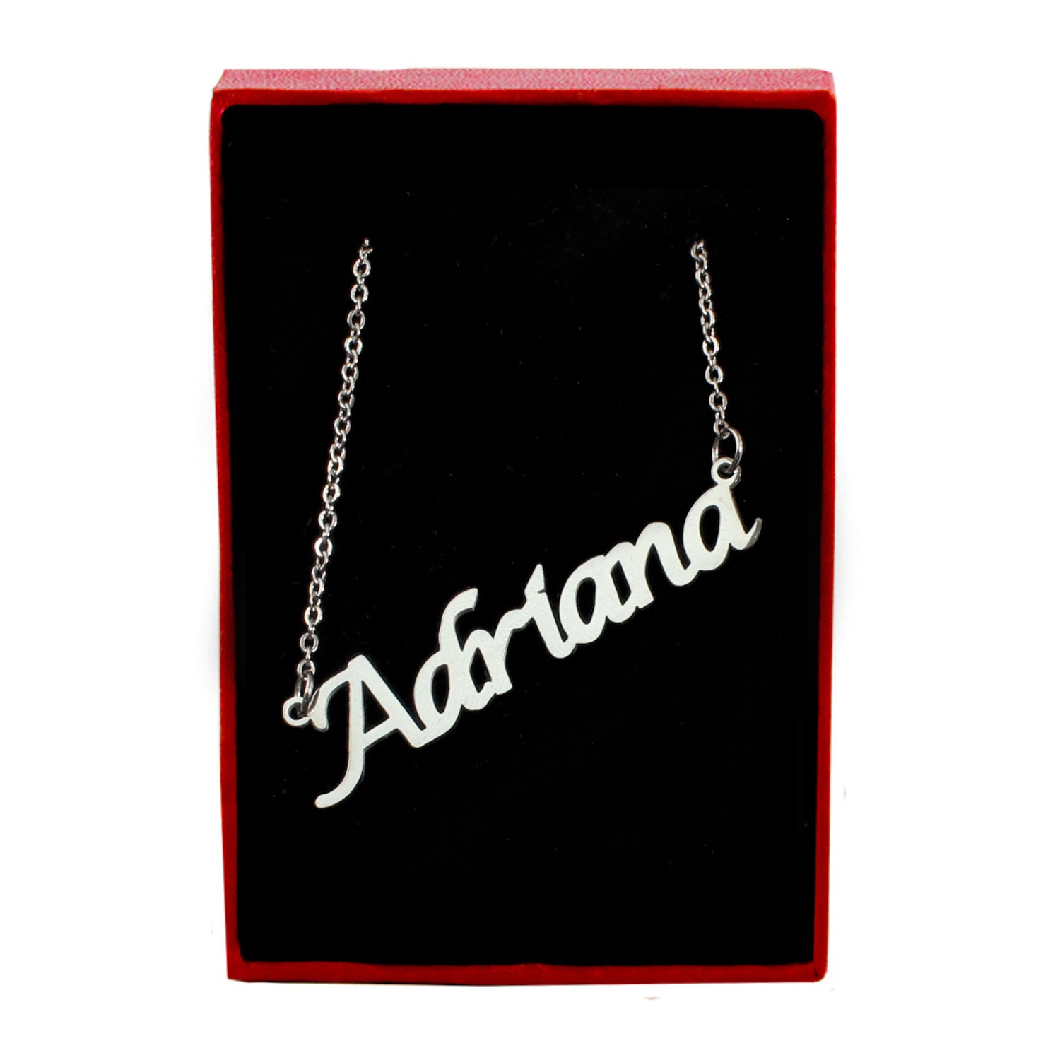 Adriana name necklace clearance