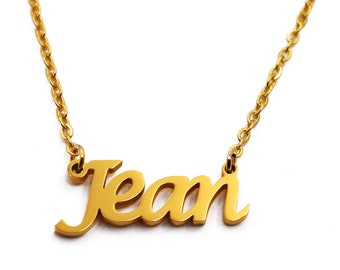 Name Necklace Jean Rose Gold 