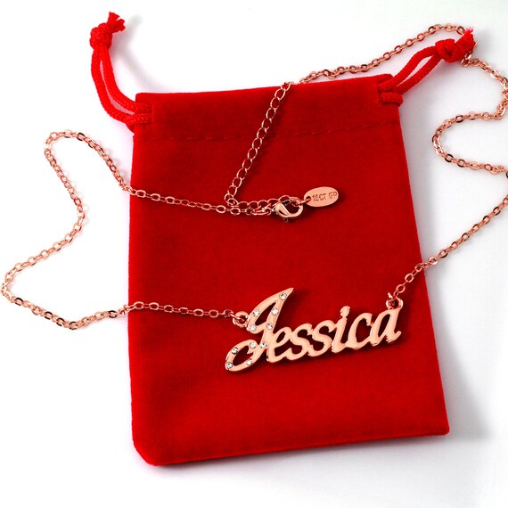 Jessica necklace 2024 rose gold