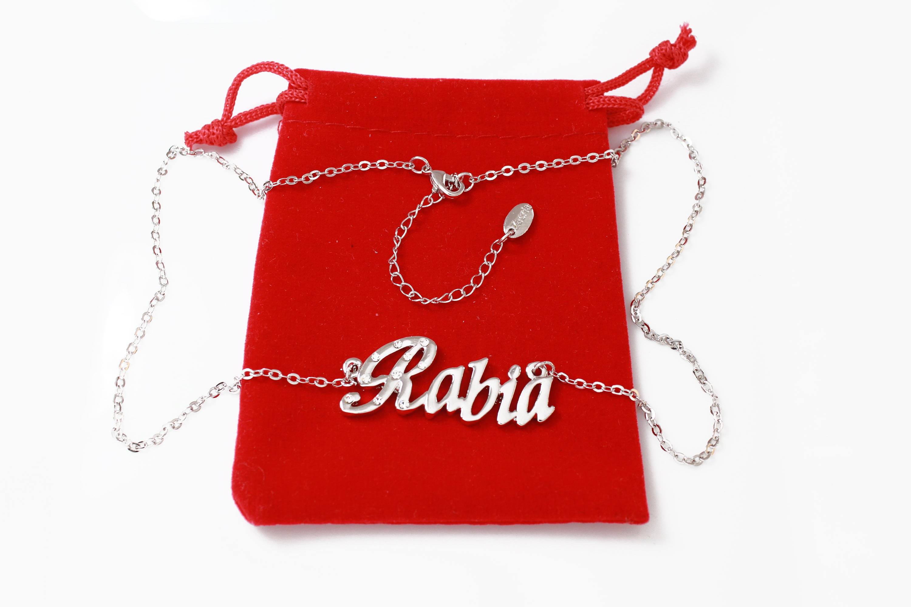 Rabia Name Necklace Chain Pendant 