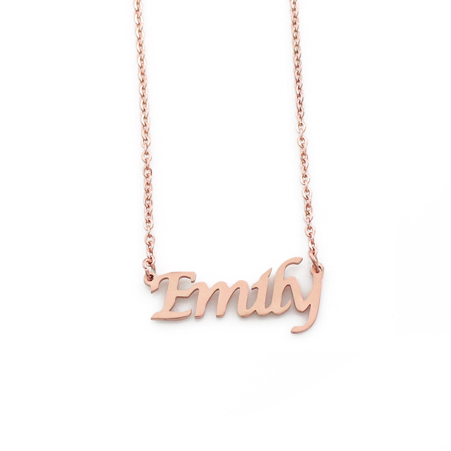 Emily necklace rose gold clearance