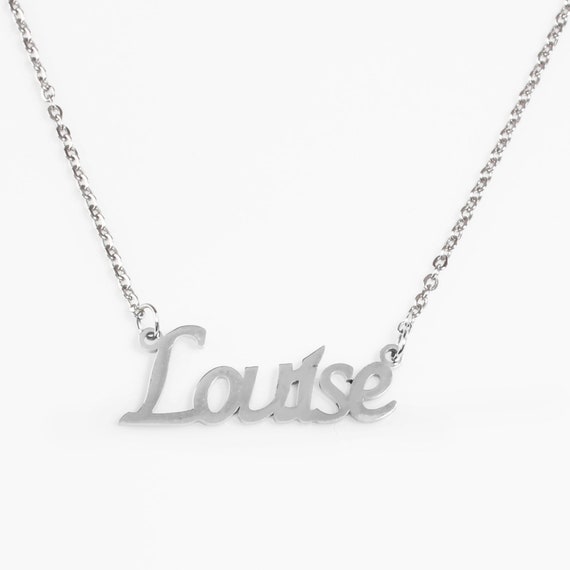 Louise name necklace sale