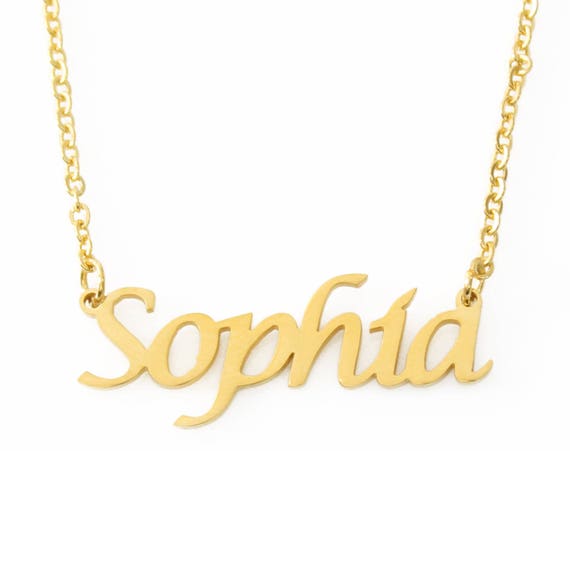 Sophia gold necklace deals