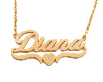 Diana Personalized Keychain 3cm - HOPS Joyas con alma