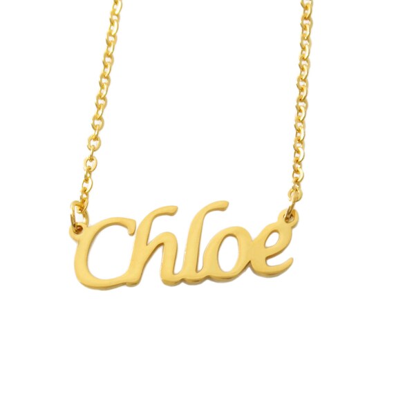 chloe gold necklace