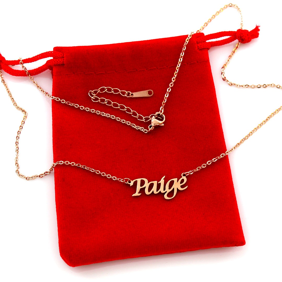 LoEnMe Custom Name Necklace - Personalized Gold Plate Jewelry For Women, Girls & Couples | Engraved Gift - View #11