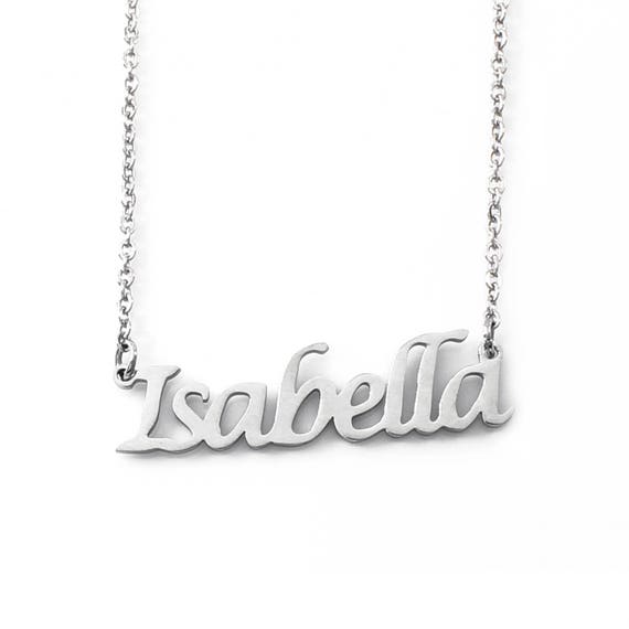 Isabella name necklace deals