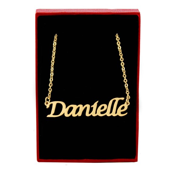 Danielle name best sale necklace