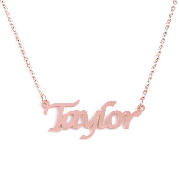 Taylor on sale name necklace