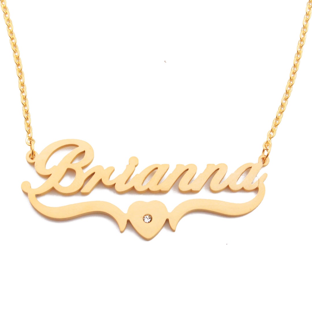 Brianna name necklace deals