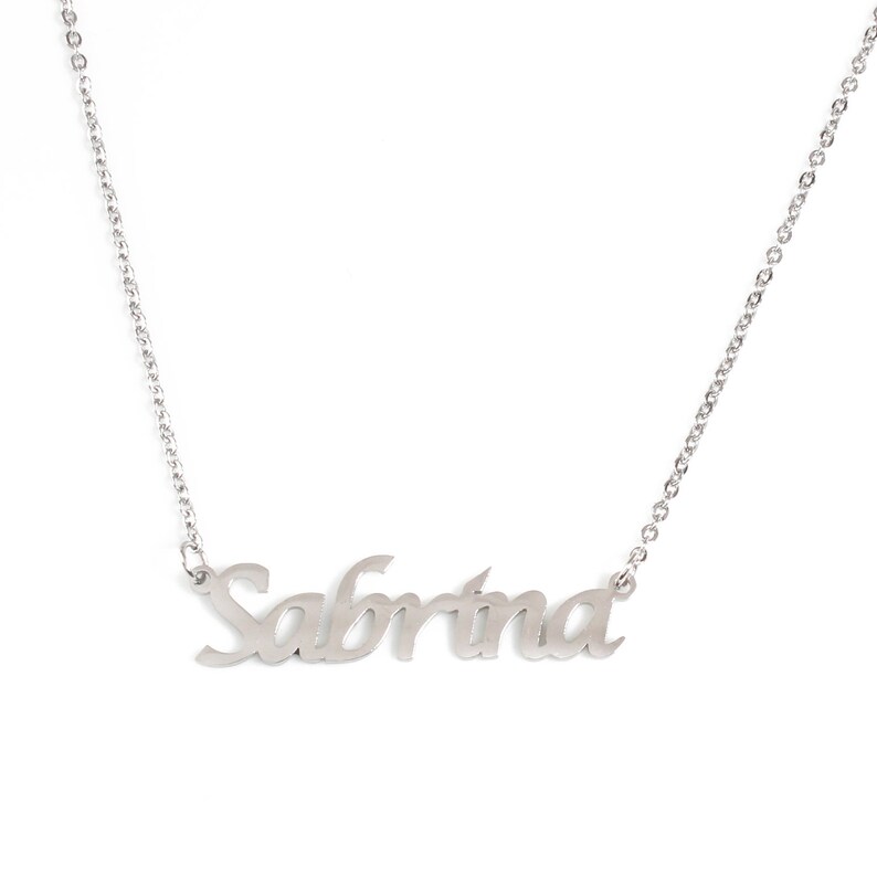 Sabrina name necklace Clearance