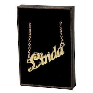 Naam Ketting Aisha Vergulde 18ct 