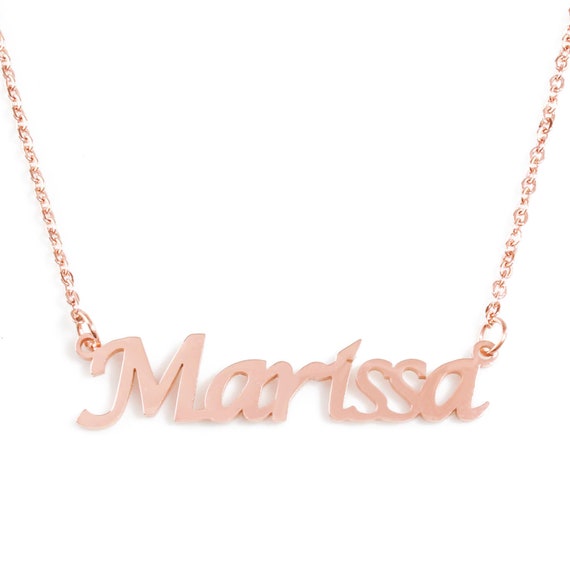 Marissa name necklace deals