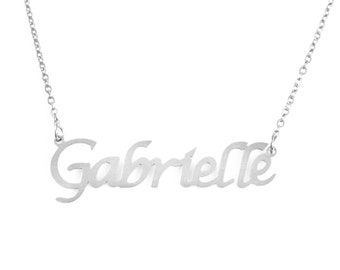 Personalized Name Necklace - Gold Plated Custom Pendant