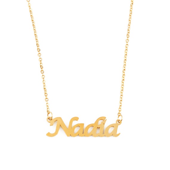 NADIA Name Necklace Stainless Steel 