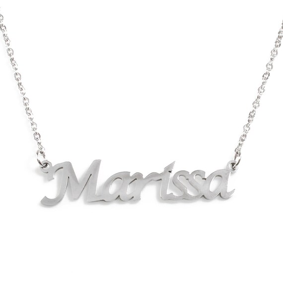 Marissa name necklace sale