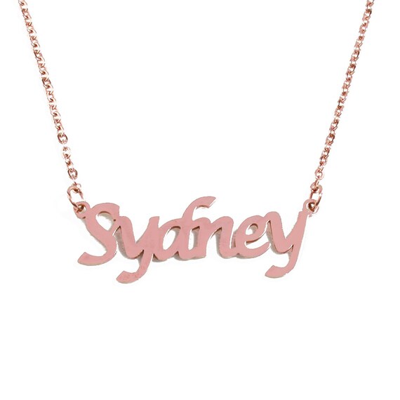 Sydney name hotsell necklace