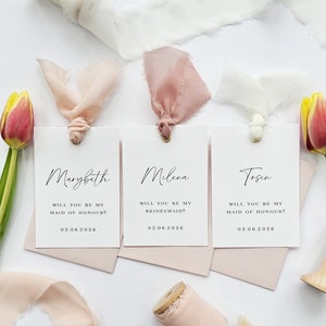 de proposition de demoiselle d'honneur | A7 Mini | Serez-vous ma demoiselle d'honneur pour un mariage