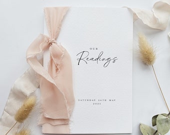 Reading Booklet | Ceremony Booklet | Officiant Booklet