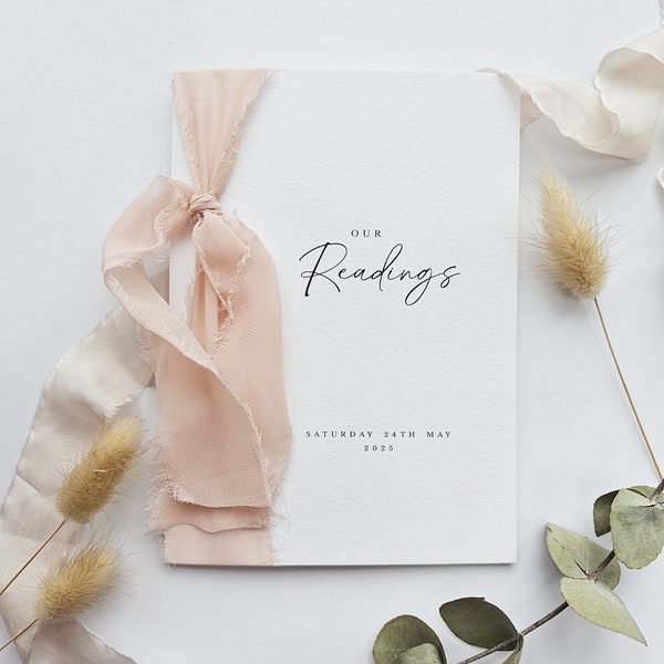 Reading Booklet | Ceremony Booklet | Officiant Booklet
