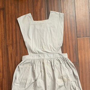 1950's Vintage Ottenheimer Cotton Twill Apron Coverall dress