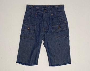 1970's Vintage Levis Bush Pants Childrens White Tab 23" waist 9" inseam