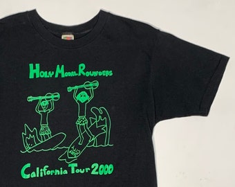 2001 Vintage Holy Modal Rounders California Tour Shirt Large