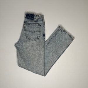 1980 Vintage Levis 705 Acidwash Denim Jeans USA 25/28 Measured A17