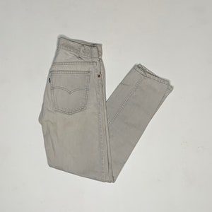 1980's Vintage Levis 40505 Black Label Denim Jeans 27/29 Measured F8
