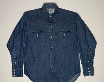 50s Levis Pearl Snap - Etsy