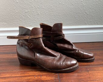 ladies leather jodhpur boots