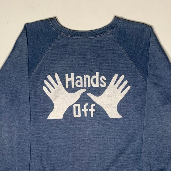 1970's Vintage Hands Off Novelty Boobs Shirt Larg… - image 3