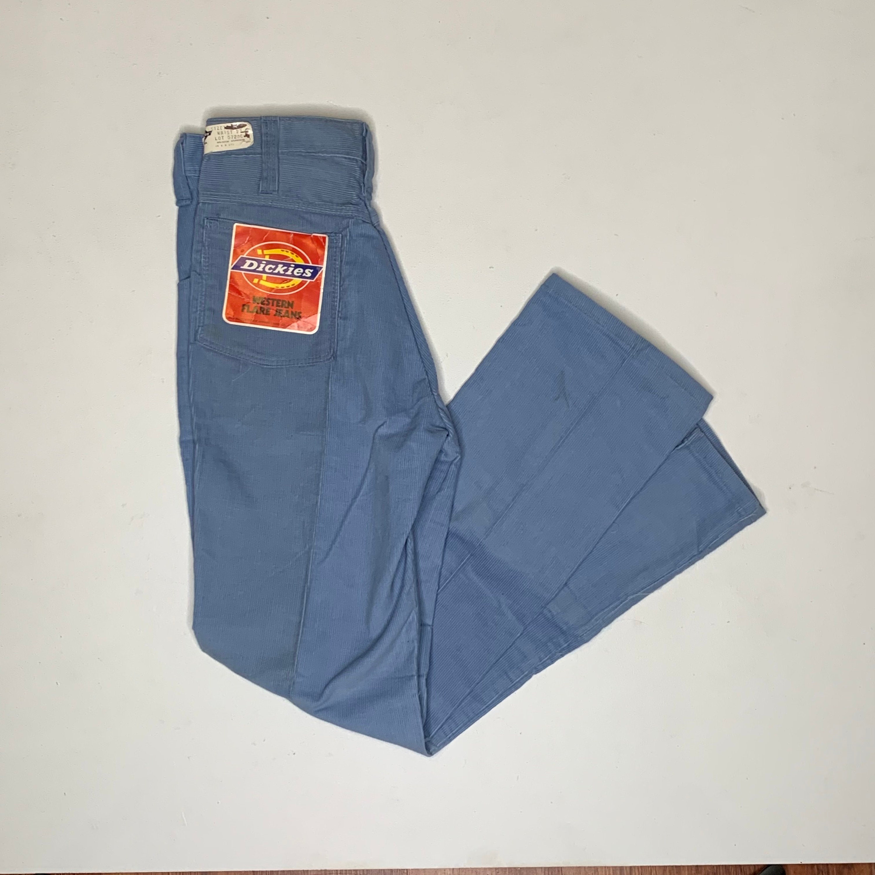 1970's Vintage Dickies Old Stock Corduroy Flare Pants Boot 1970's Vintage Dickies Old Stock Corduroy Flare Pants Boot