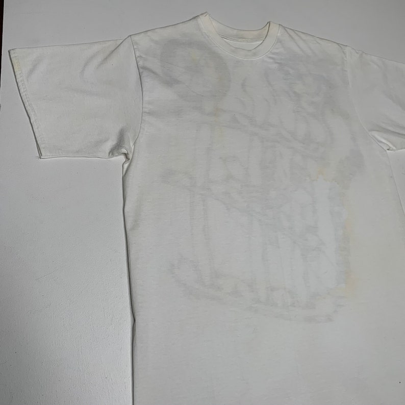 1990's Vintage Hand Drawn Prison T shirt Time Behind Bars XL image 6