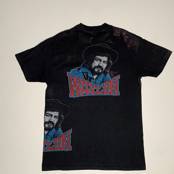 1980's Waylon Jennings Test Print Pocket T shirt … - image 5