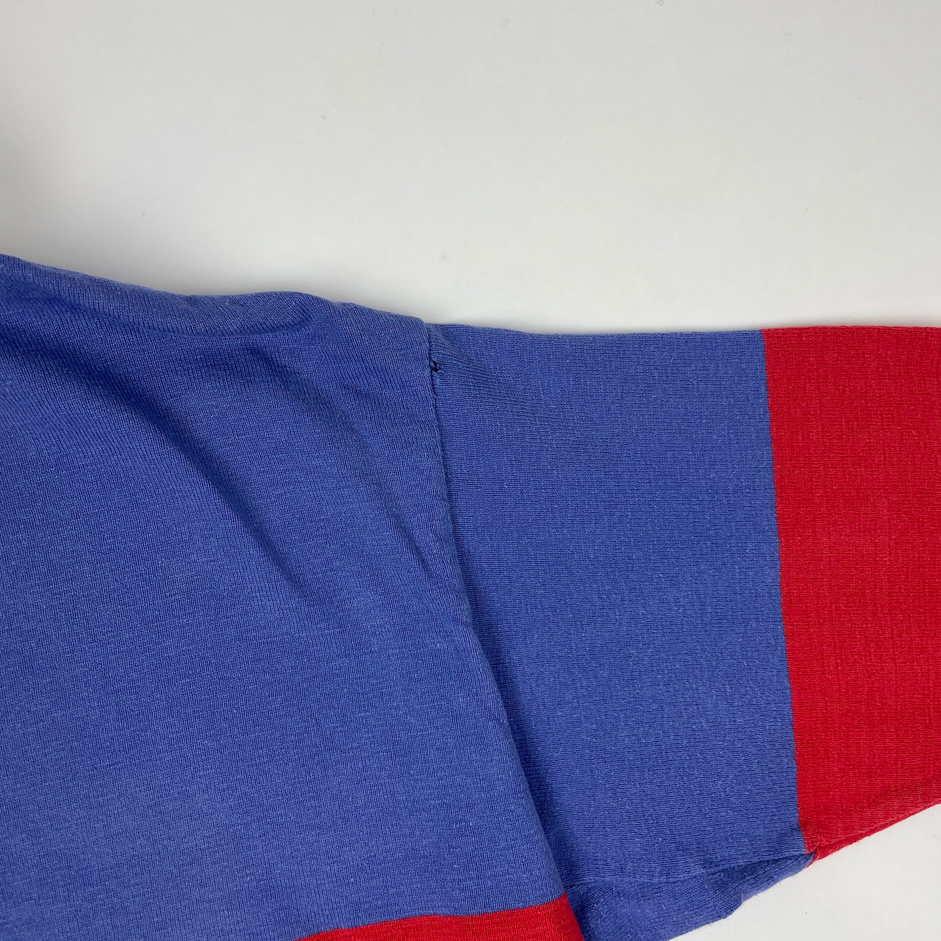 1970's Patagonia Big Label Rugby Shirt in Primary Colors Marked