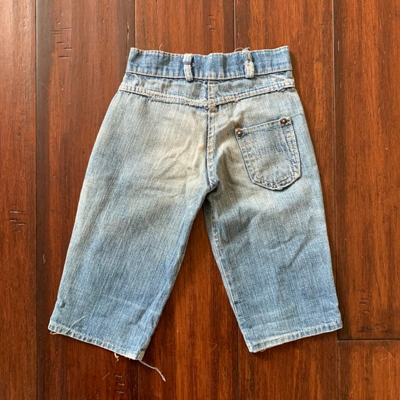 1930's Childrens One pocket Denim pants Riveted se