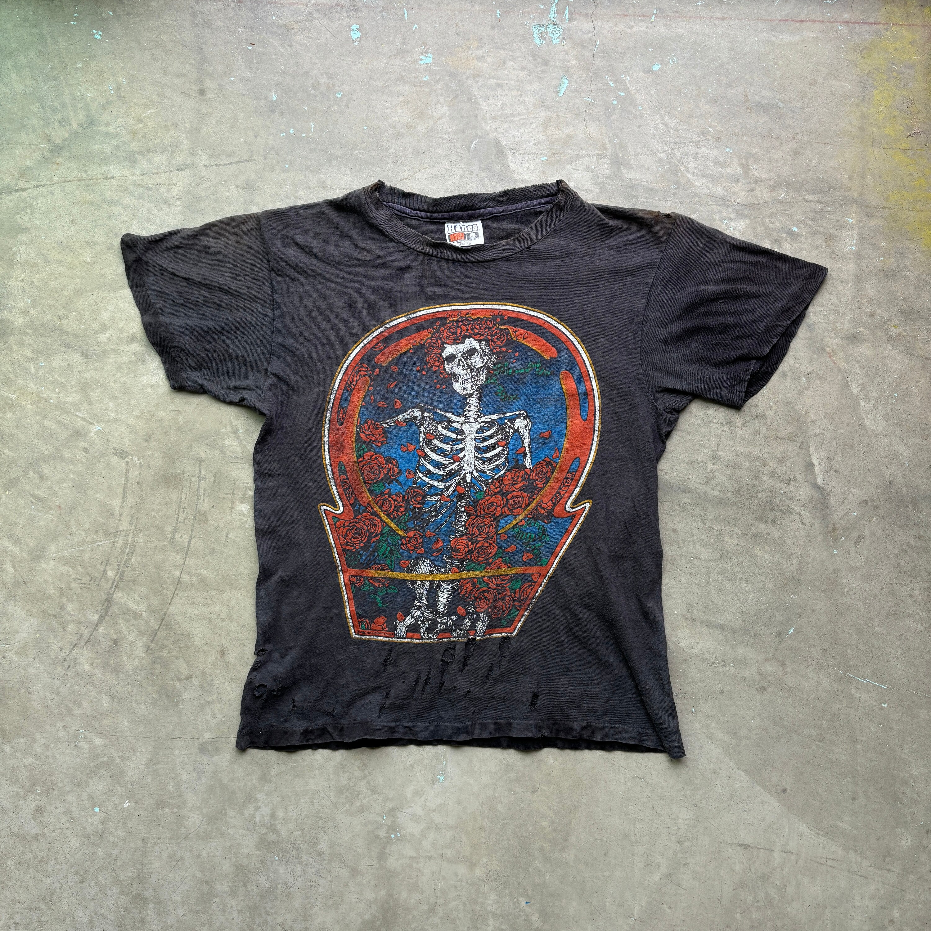 VINTAGE - 【80&#39;s】 grateful dead 1966〜1980 tour Tee Vintage 80s Grateful Dead Shirt On The Road Tour 1980 Heaven
