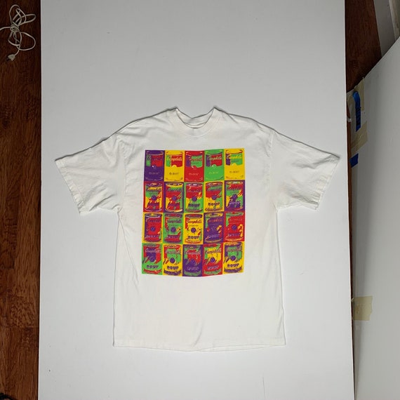 1980's Vintage Andy Warhol Campbells Soup T shirt