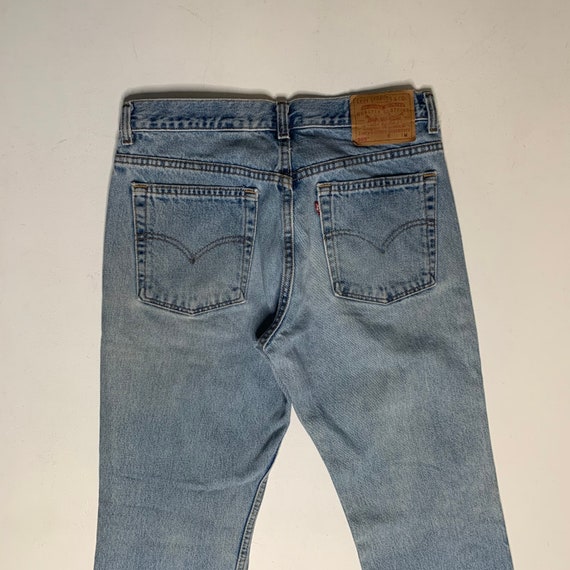 1990's Vintage levis 505 Slim Fit Jr Denim Jeans … - image 8