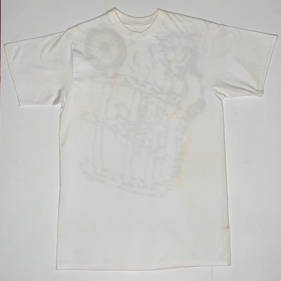 1990's Vintage Hand Drawn Prison T shirt Time Beh… - image 5