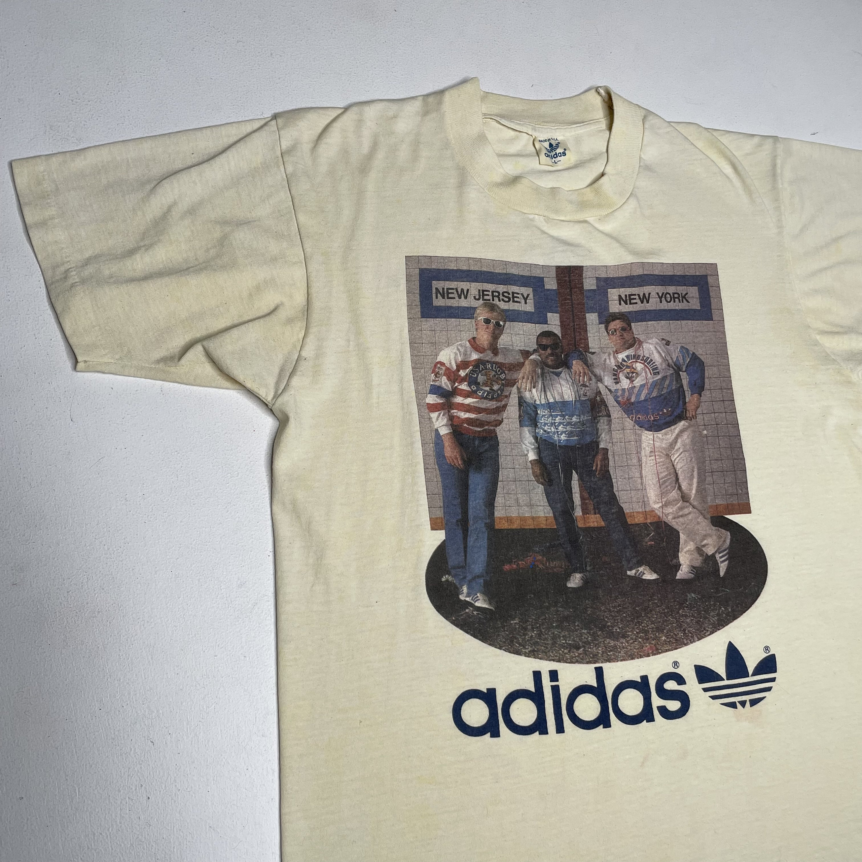 1980 Vintage Adidas Art Era Shirt New York New - México
