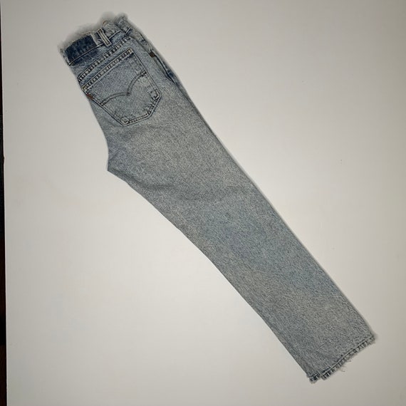 1980's Vintage Levis 705 Acidwash Denim Jeans USA… - image 3