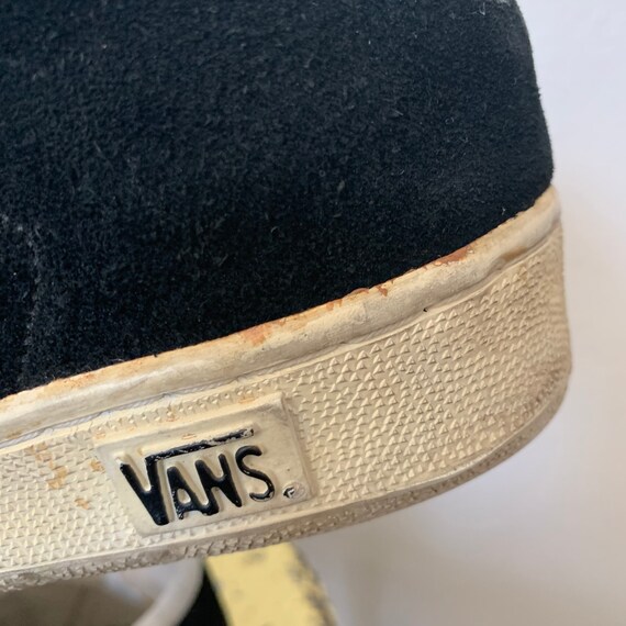 pølse Øl Punktlighed 1990's Vintage Vans Skate shoes Black Suede Leathe rS… - Gem