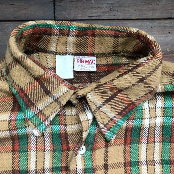 1970 ' s Vintage Big Big Vintage Mac coton Work shirt Extra haut Mens XL USA 777881 1970 ' s Vintage Big Big Vintage Mac coton Work shirt Extra haut Mens XL USA 777881