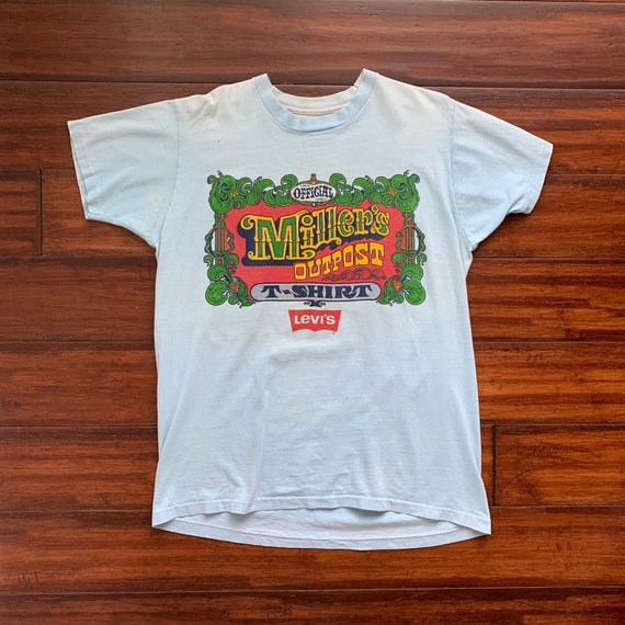 1970's Vintage Millers Outpost T shirt Levis spons